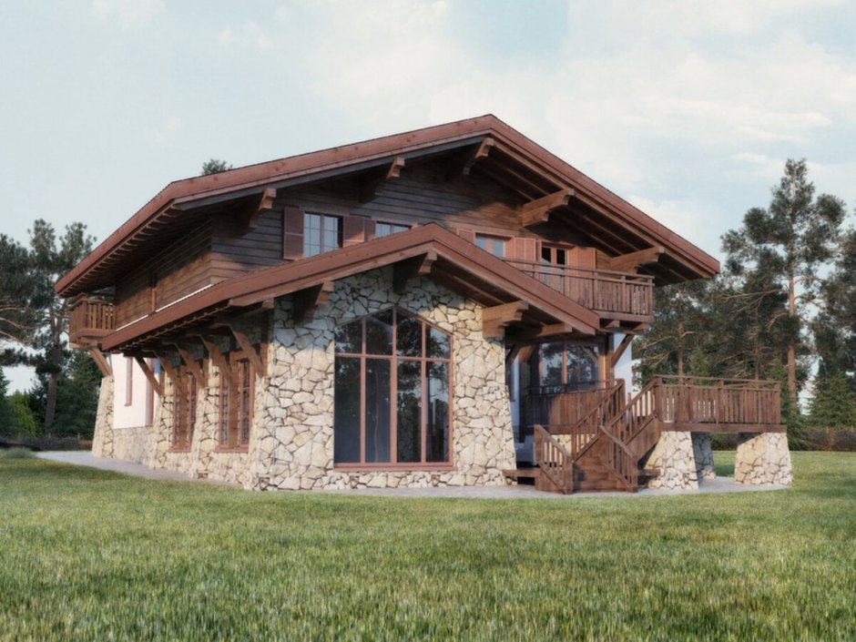 Каменный дом Шале