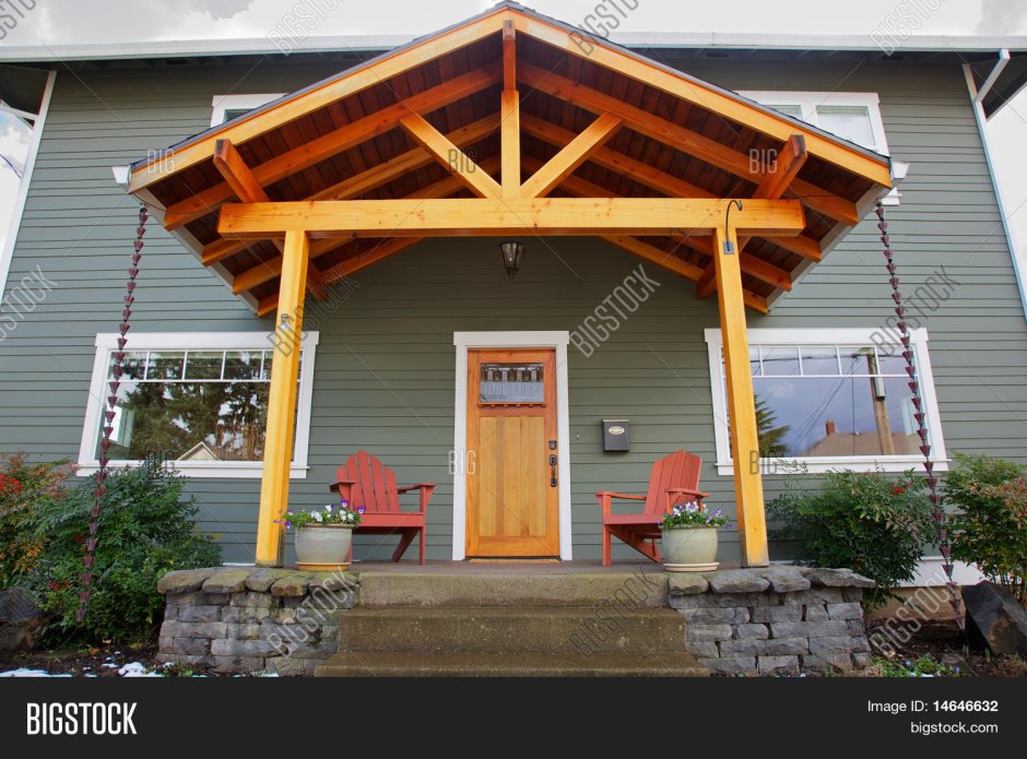 Крыша крыльца