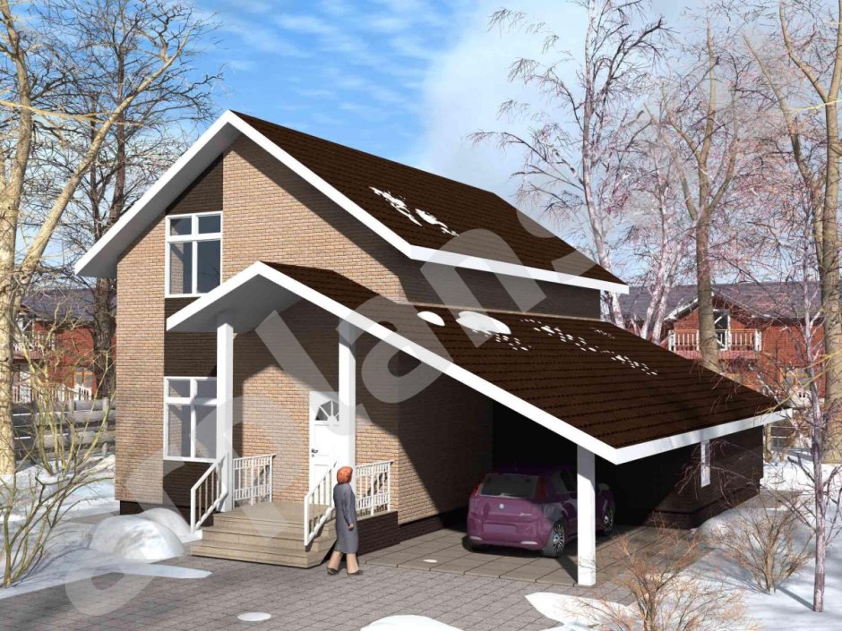 Угловая веранда пристроенная к дому