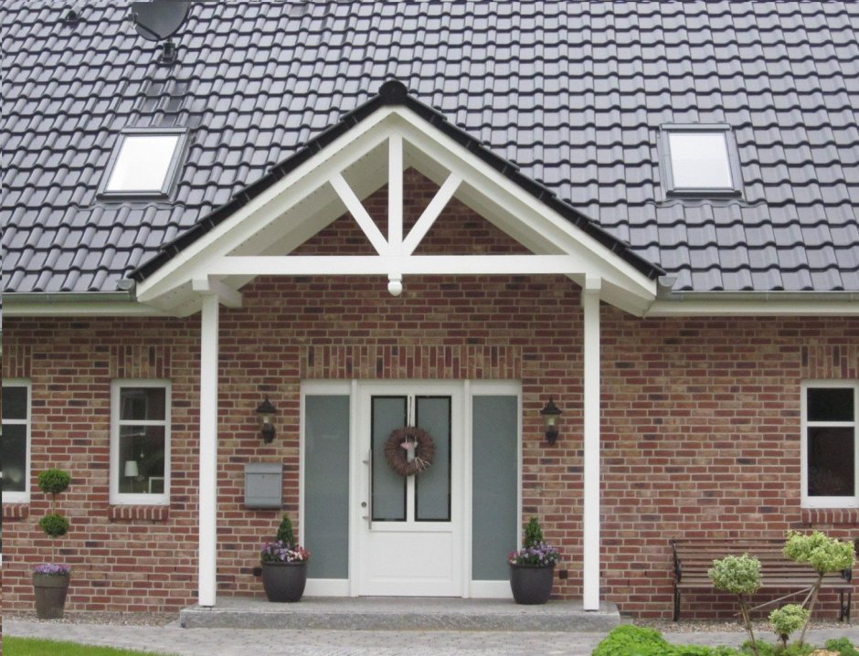 Баня 6х6 под двухскатной крышей