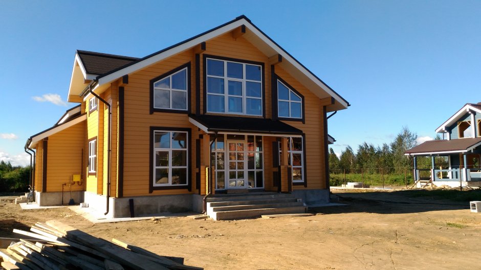 Дом из клееного бруса "серебряный век"