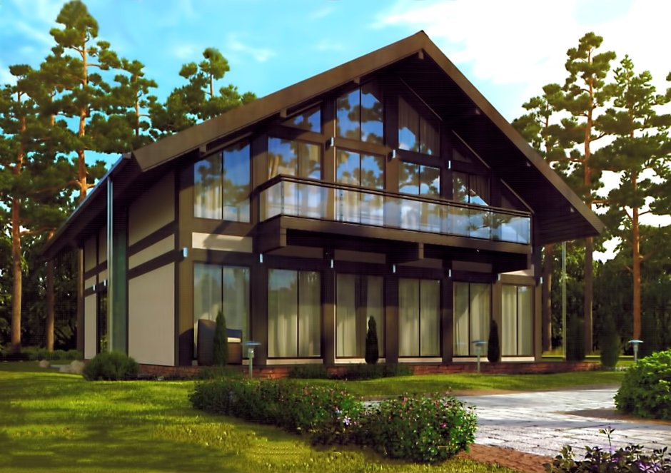 Фахверк 200 м2