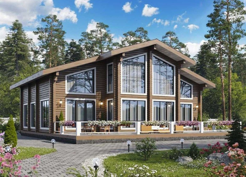 Юджин финский дом из клееного бруса