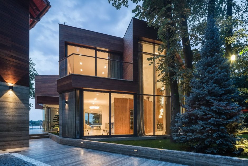 Стильный загородный дом