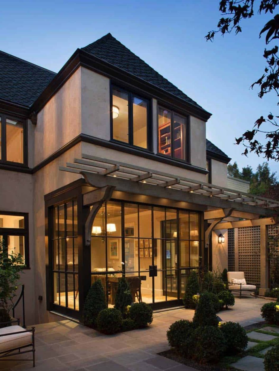 Панорамные окна в частном доме