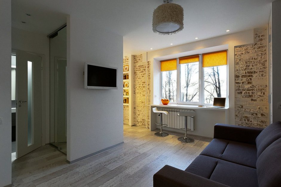 Студия из однокомнатной хрущевки 30 кв.м