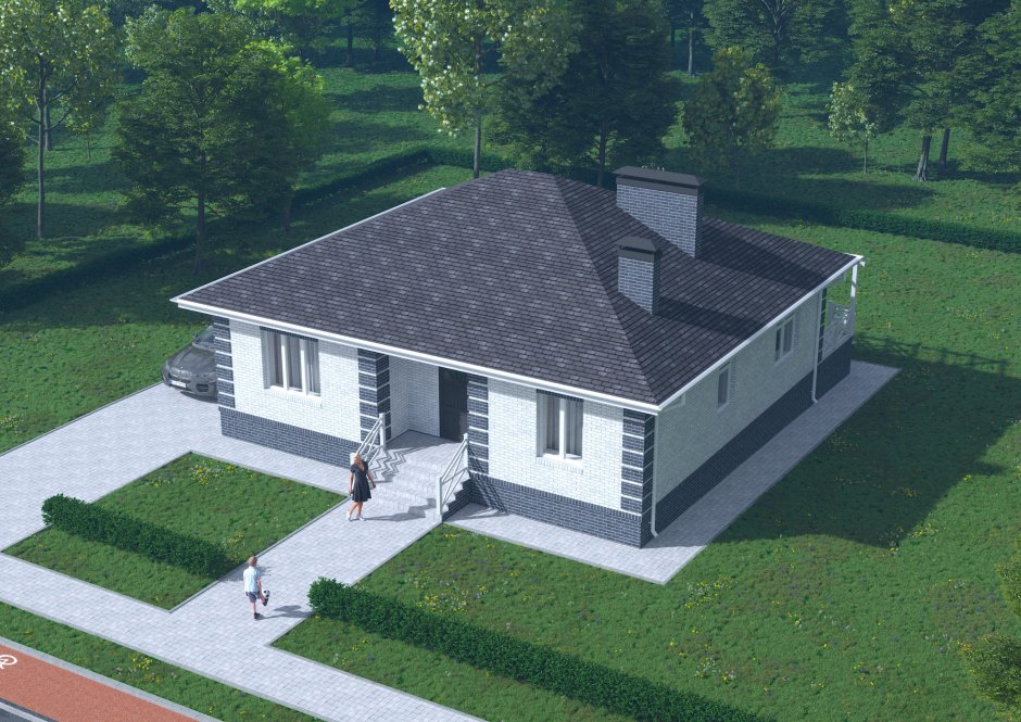 Типовые одноэтажные дома