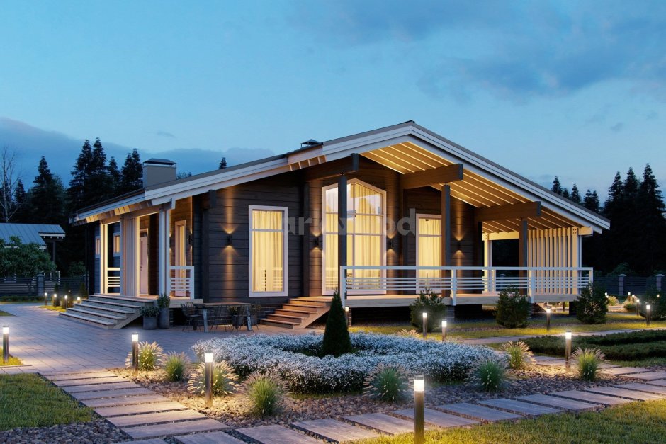 Финский дом Хонка одноэтажный