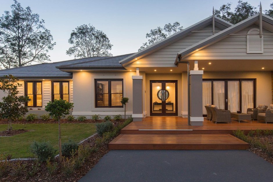 Стильный одноэтажный дом