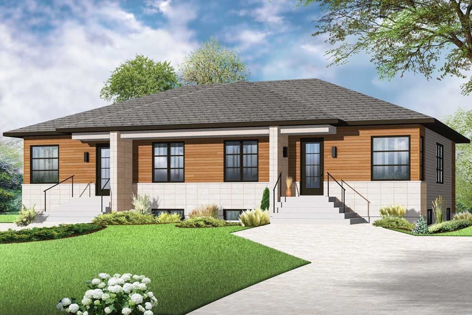 Одноэтажный Дюплекс 150 кв