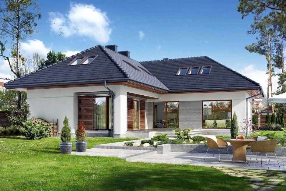 Проекты крыш одноэтажных домов