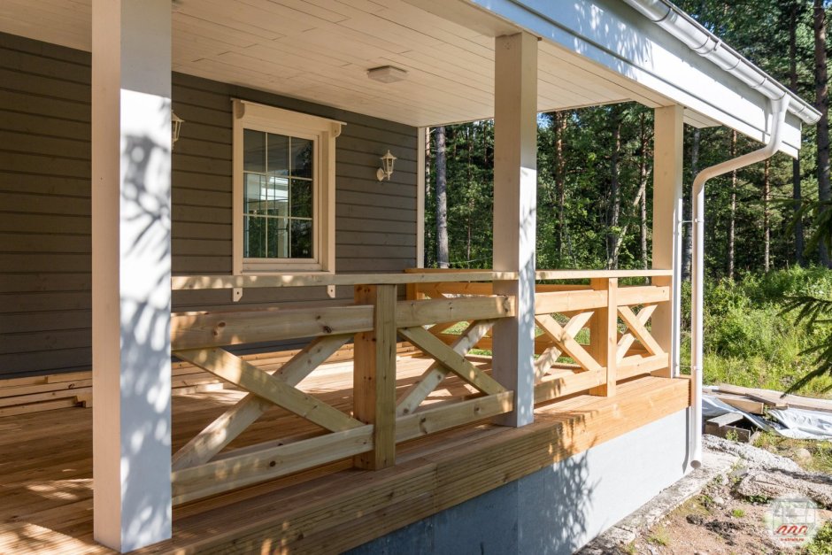 Деревянная веранда