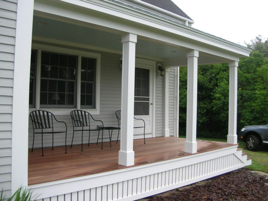 Терраса с колоннами