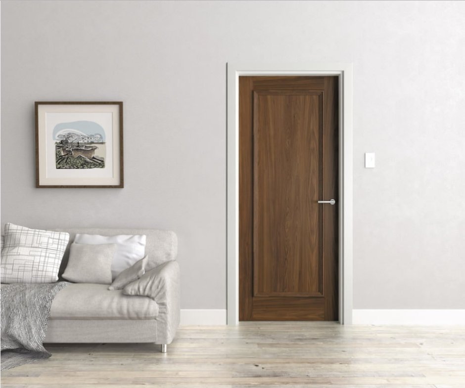 Плинтус в цвет дверей