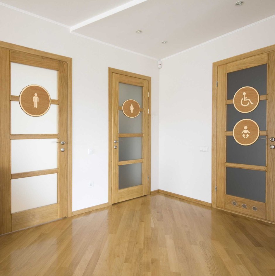 Сочетание полов и дверей