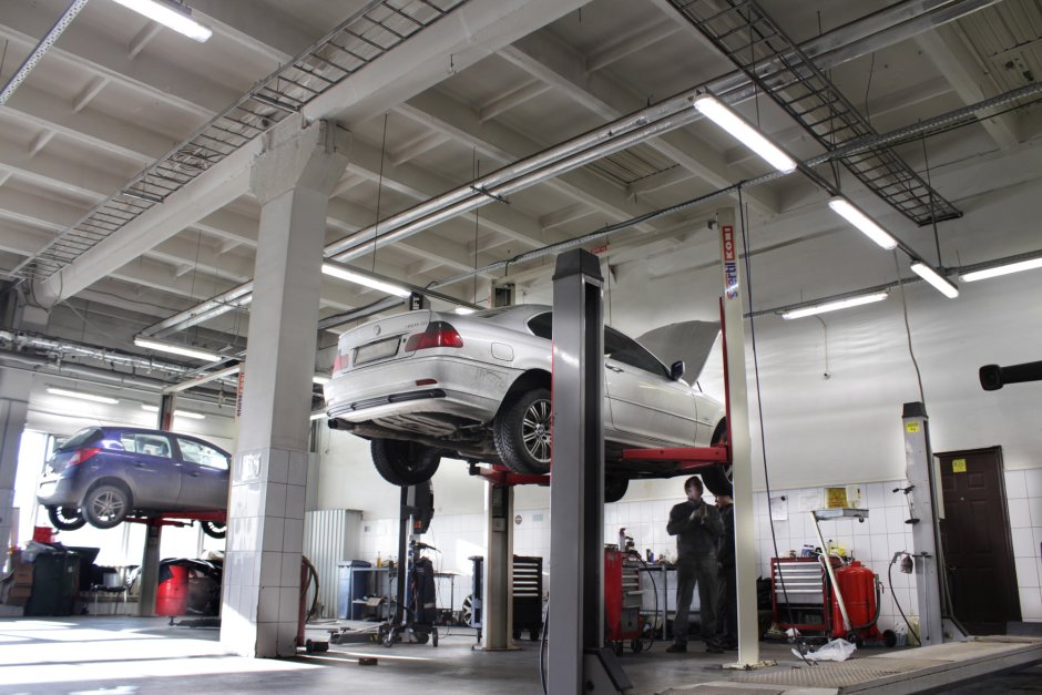 Освещение автомойки