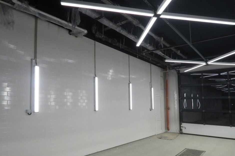 Освещение в автосервисе