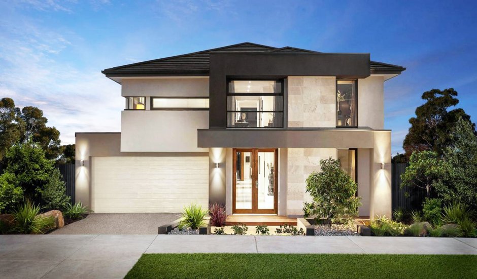 Стильный двухэтажный дом