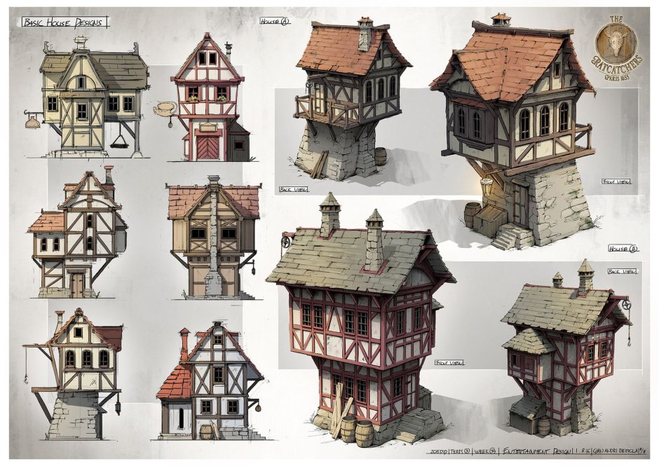 Средневековый дом