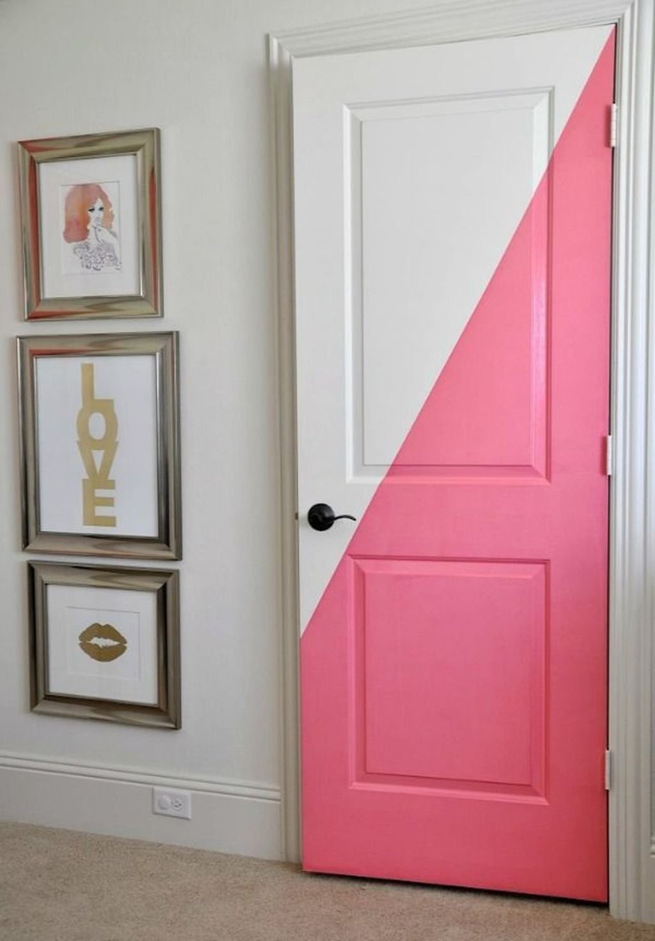 Покрасить дверь межкомнатную