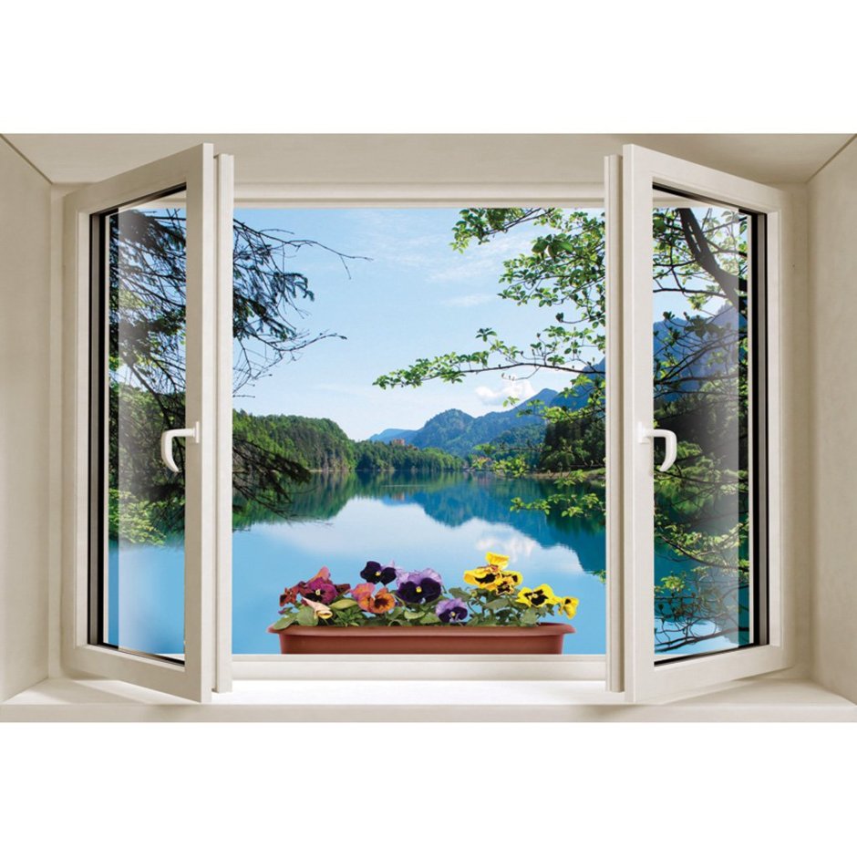 Имитация окна в интерье