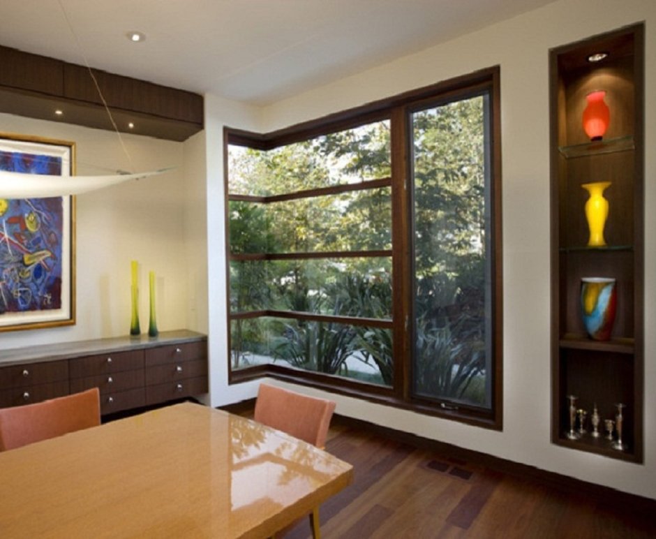 Имитация окна в интерьере