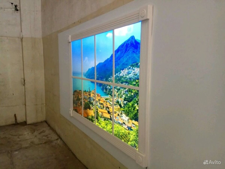 Светодиодную ленту на фальш окно