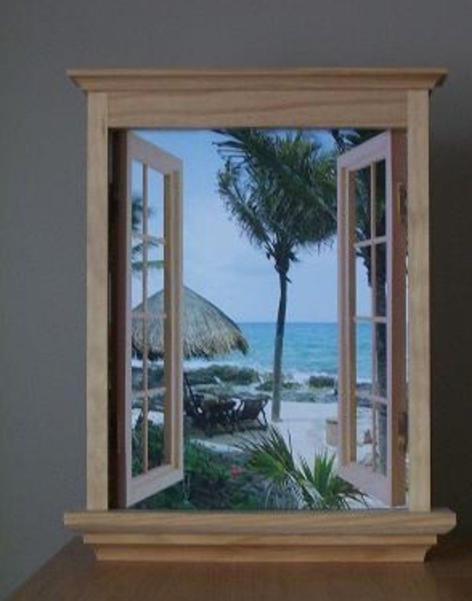 Декоративное окно с подсветкой