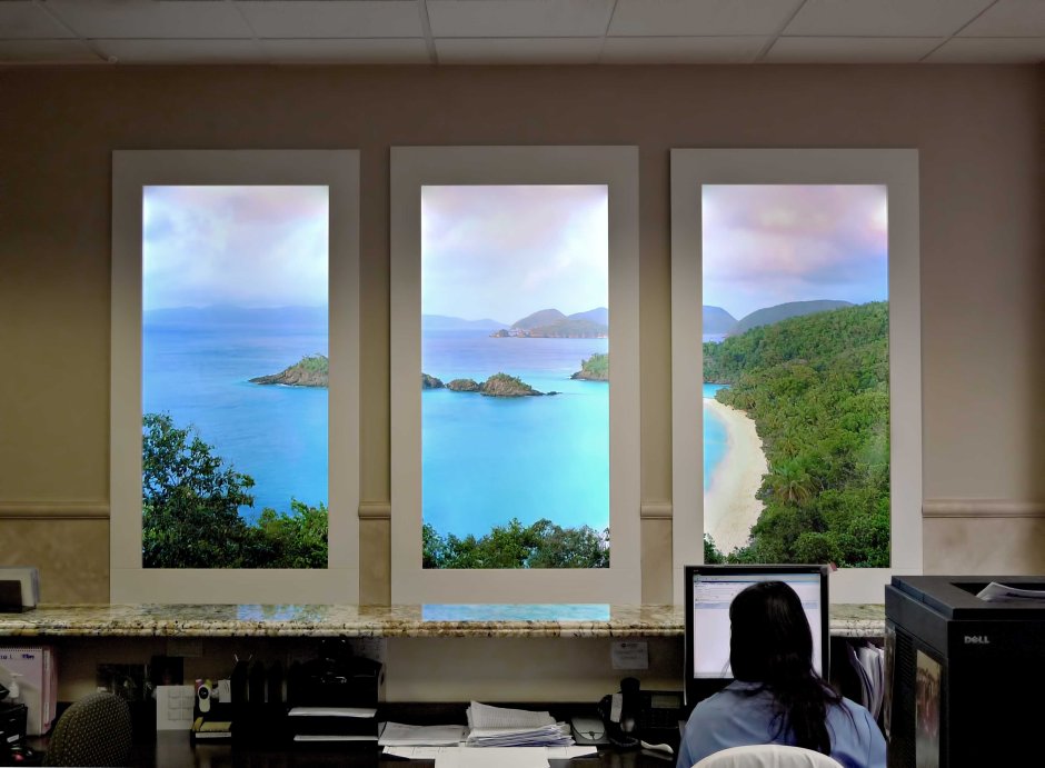 Имитация окна с подсветкой