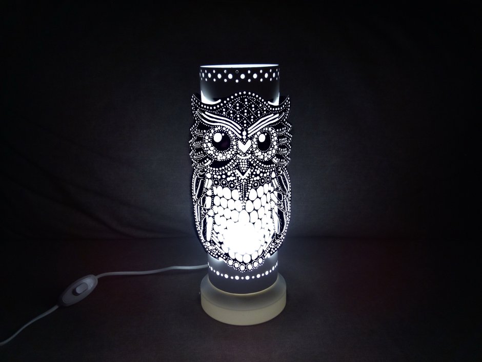 Солевая лампа "Сова" 3-5 кг