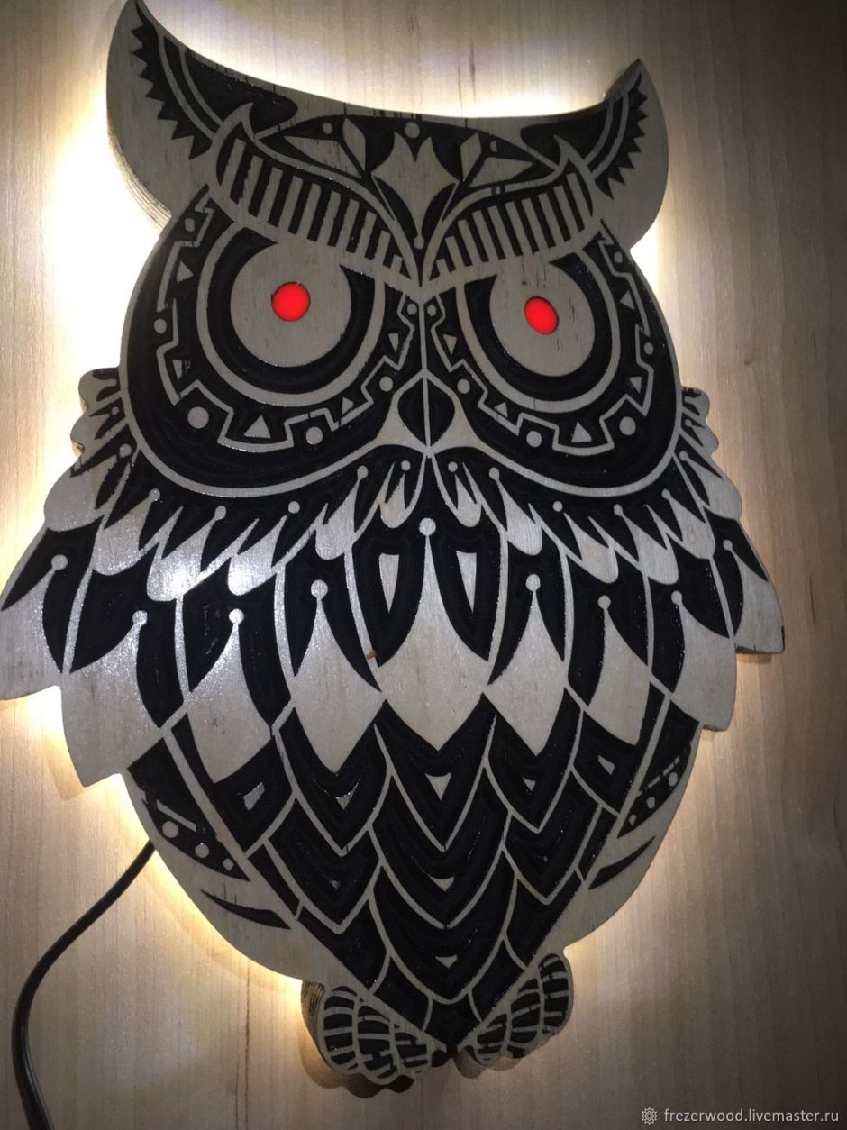3 Д ночник Сова