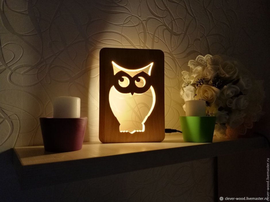 Светильник Сова Karman