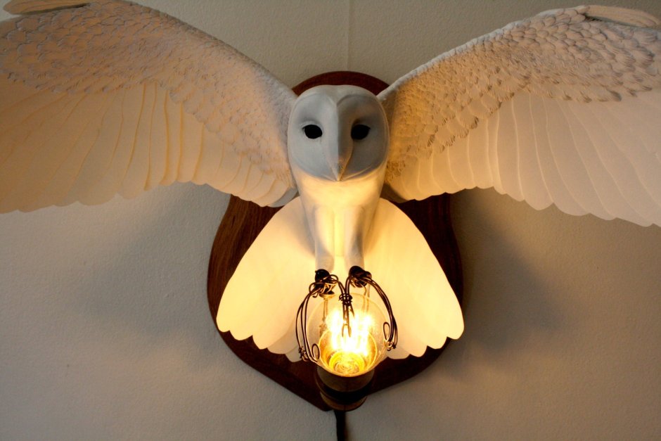 Настенный светильник сова