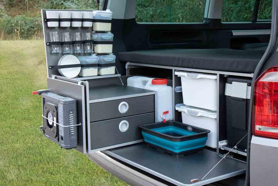 Кухонный модуль в автодом