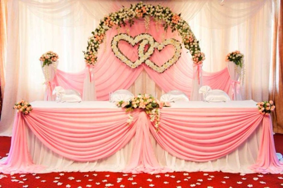 Стол жениха и невесты