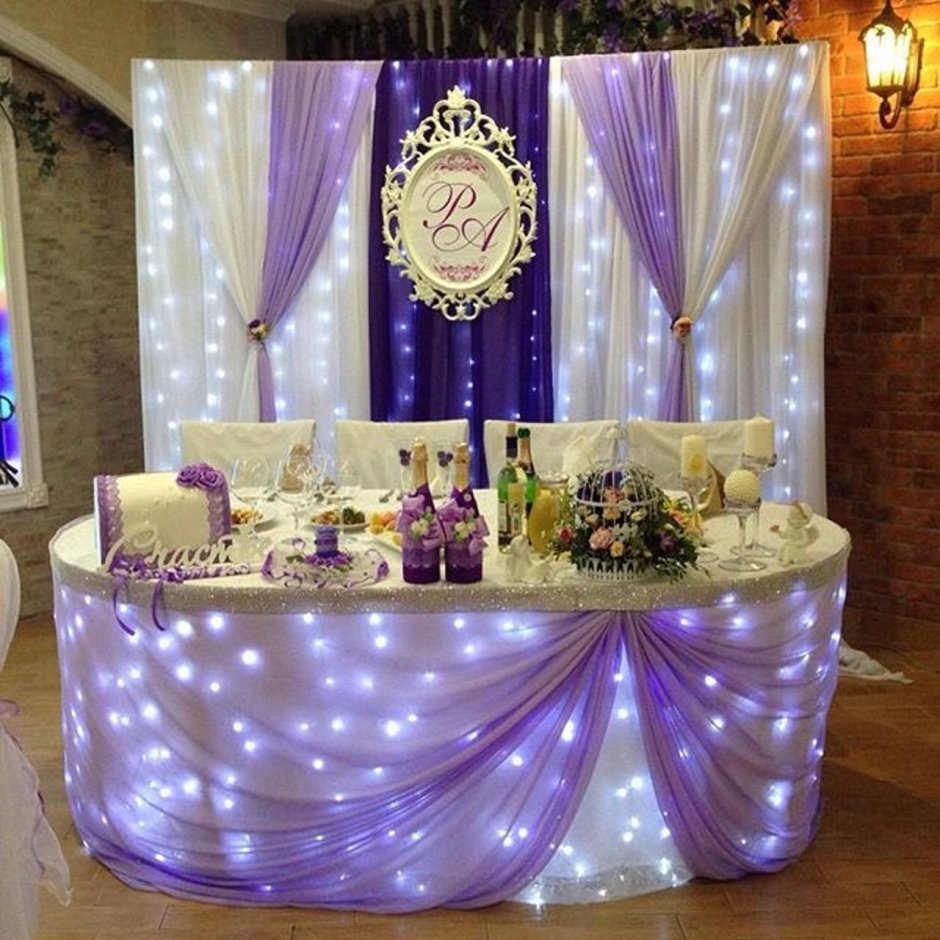 Стол жениха и невесты