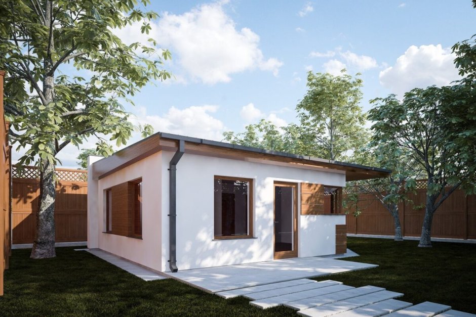 Мини домик одноэтажный