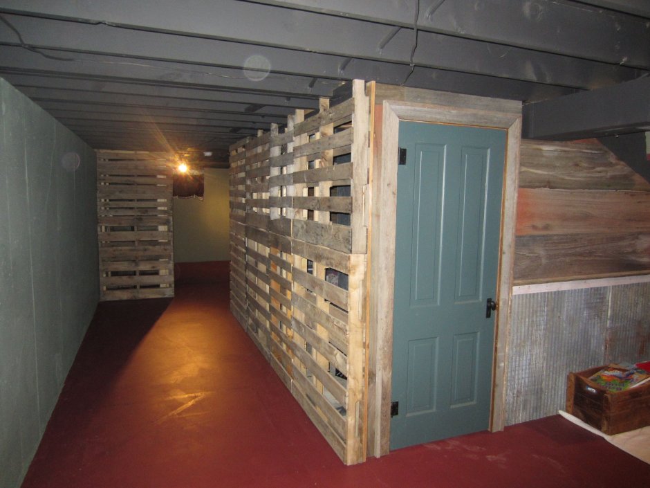 Перегородки в подвале