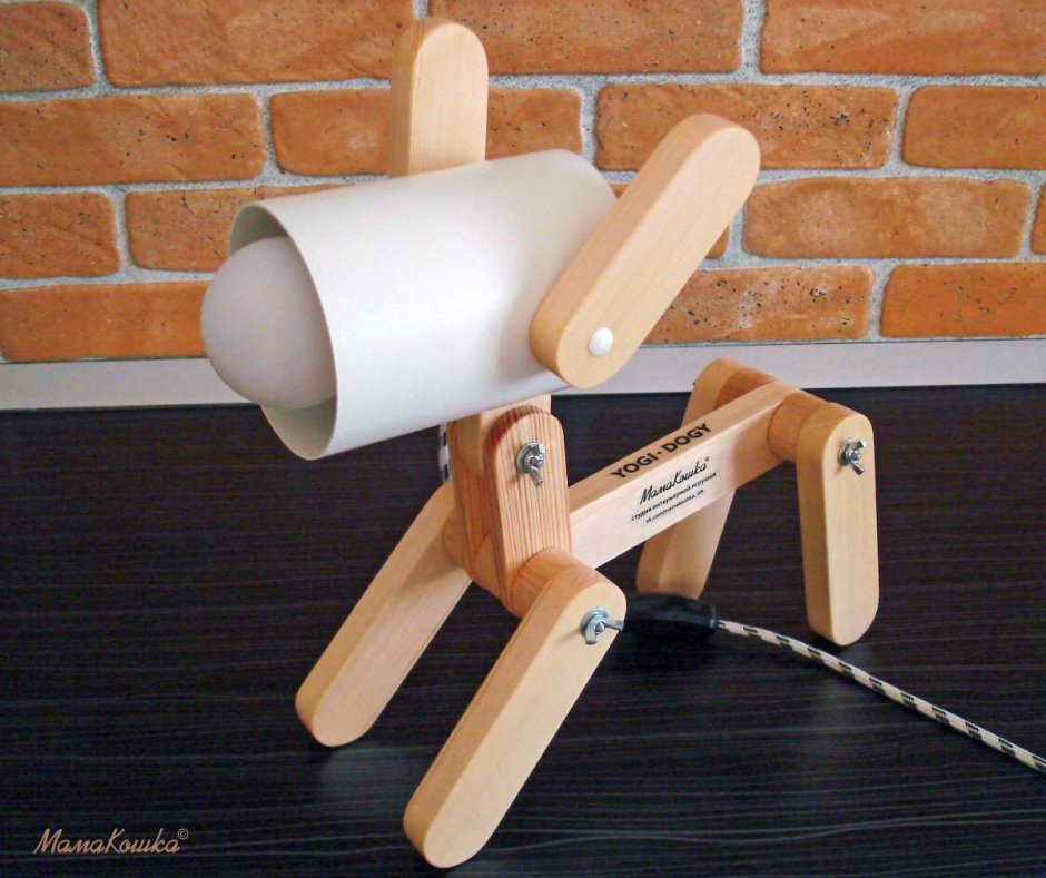 Настольная лампа собака BP lthtdf