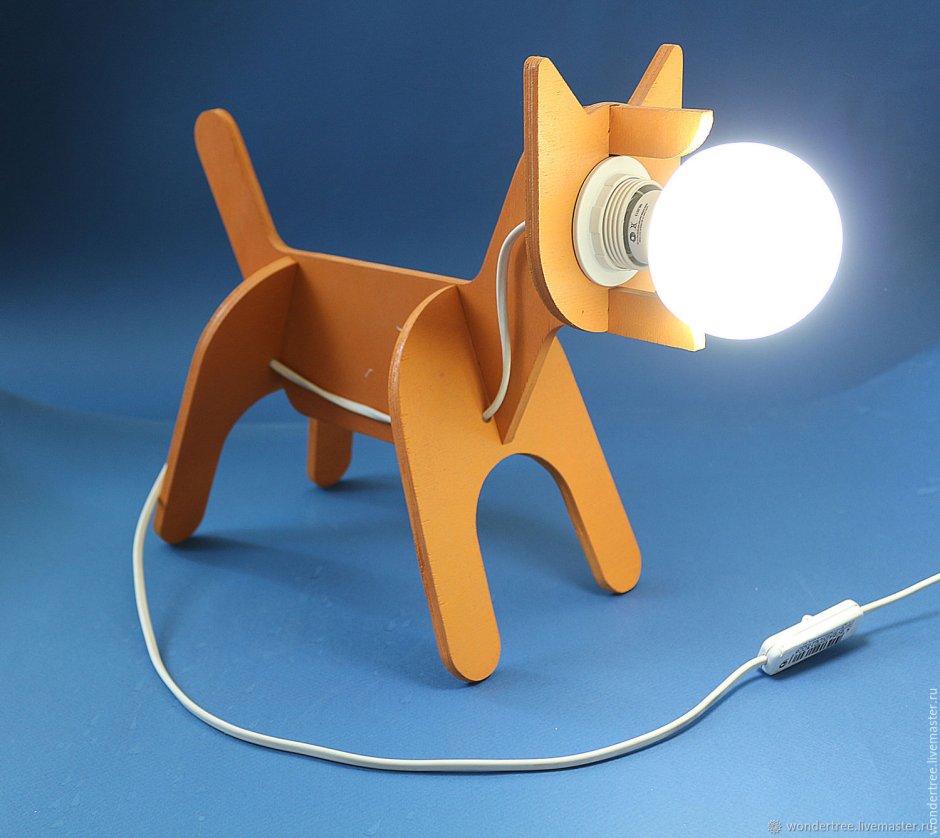 DIY drawings of the amazing Dog Lamp