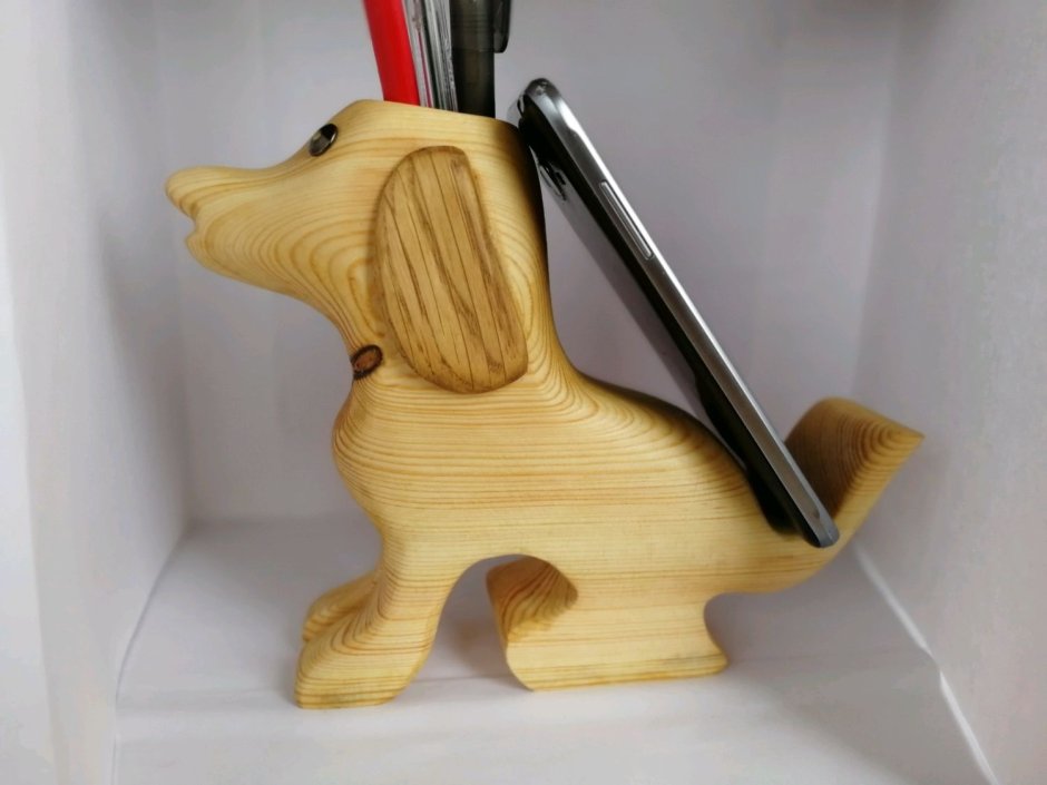 Органайзер собака из фанеры