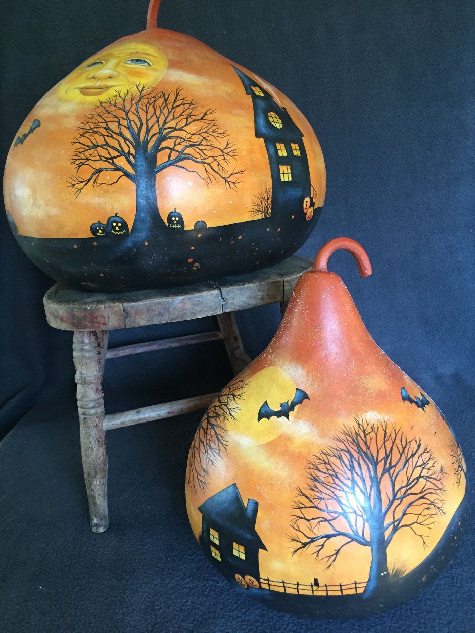 Фонарь из тыквы