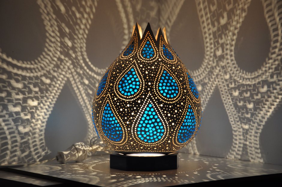 Тыква лампа Хэллоуин свет снизу