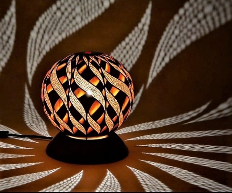 Светильник из тыквы