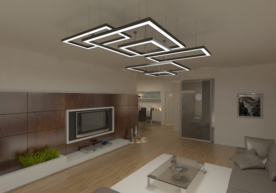 Линейные светильники для натяжных потолков