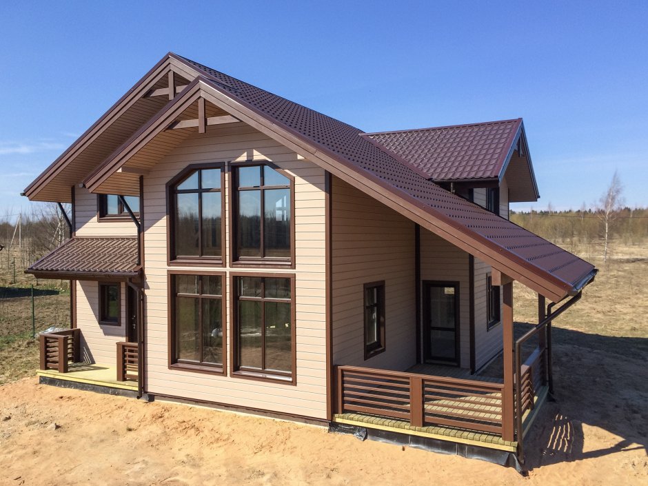 Каркасно щитовой домик