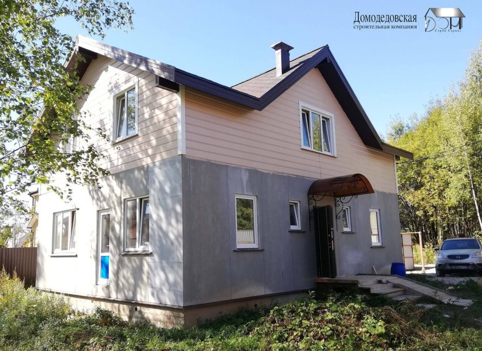 Двухэтажный каркасный