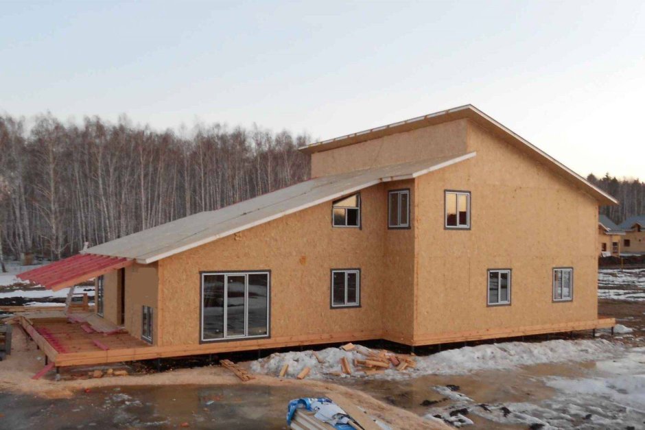 Каркасный дом под ключ 6*6