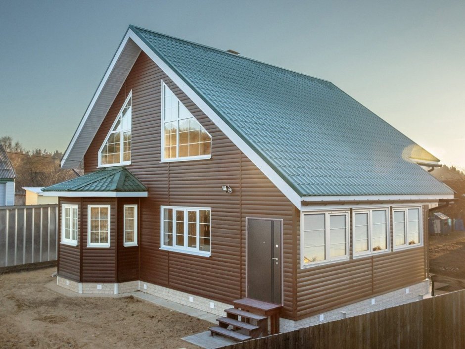 Каркасный дачный дом