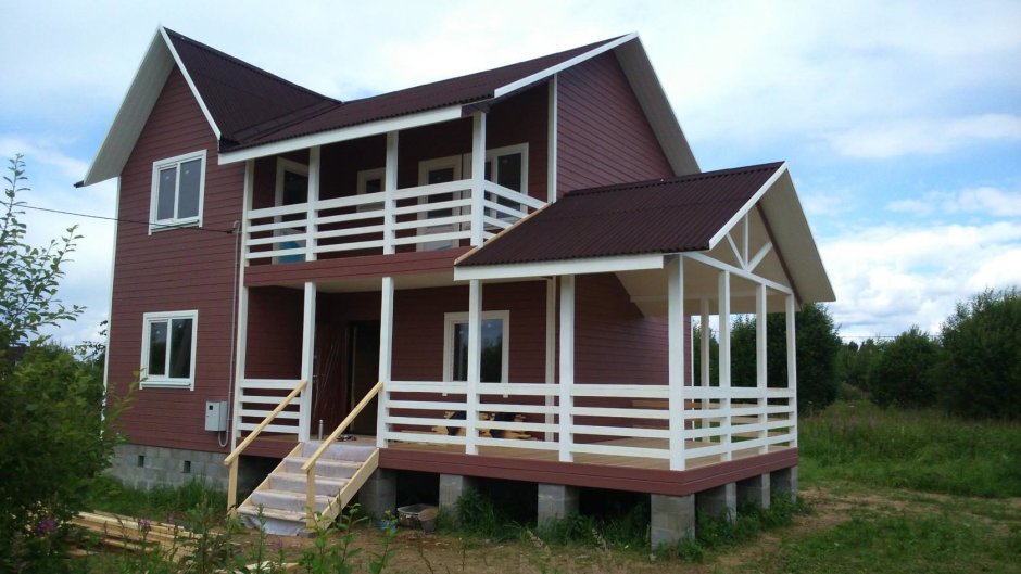 Каркасно щитовой дом одноэтажный